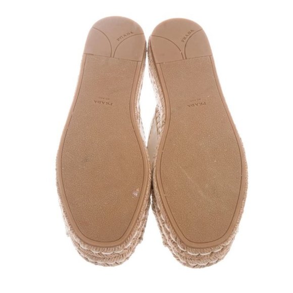 Prada Leather Flatform Sandals - Picture 3 of 4